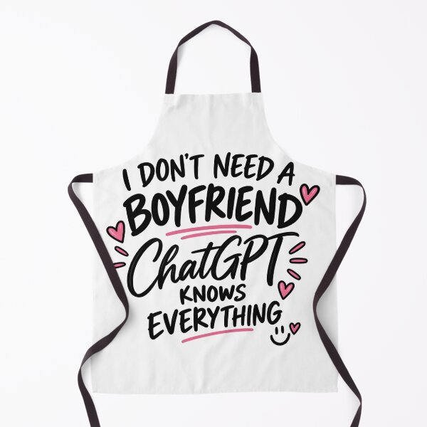 Item preview, I Don’t Need a Boyfriend – ChatGPT Knows Everything designed and sold by TinyWeird.
