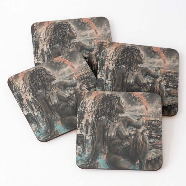 Item preview, Above the City | Black Woman Urban Art designed and sold by TedKentPhoto.