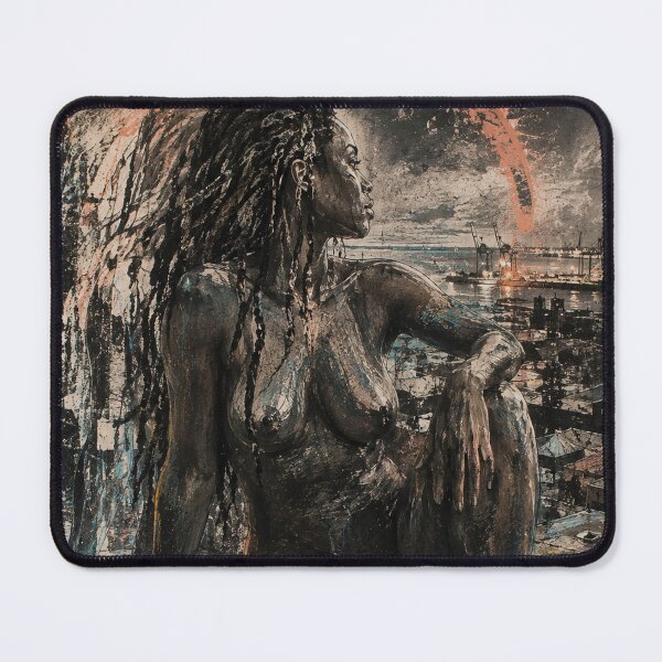 Item preview, Above the City | Black Woman Urban Art designed and sold by TedKentPhoto.