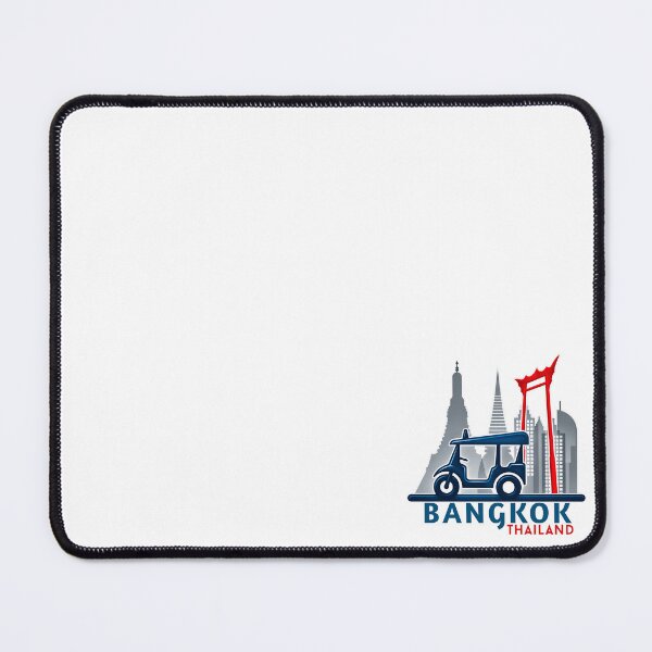 Item preview, Bangkok Thailand Tuk Tuk and Giant Swing Vector Art designed and sold by Nicha Studio.