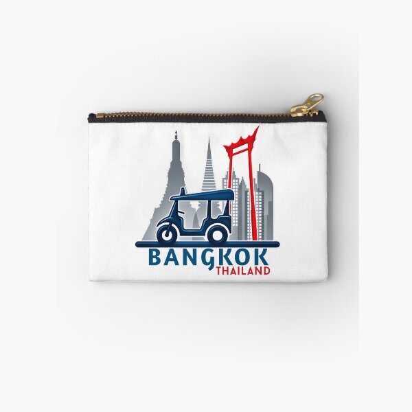 Item preview, Bangkok Thailand Tuk Tuk and Giant Swing Vector Art designed and sold by Nicha Studio.