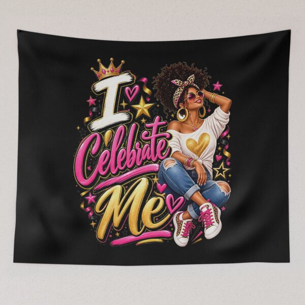 Item preview, I Celebrate Me Black Woman Empowerment designed and sold by AmberWild.