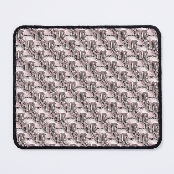 Item preview, Grunge Black Circle Pattern on Light Pink designed and sold by Artistestella.