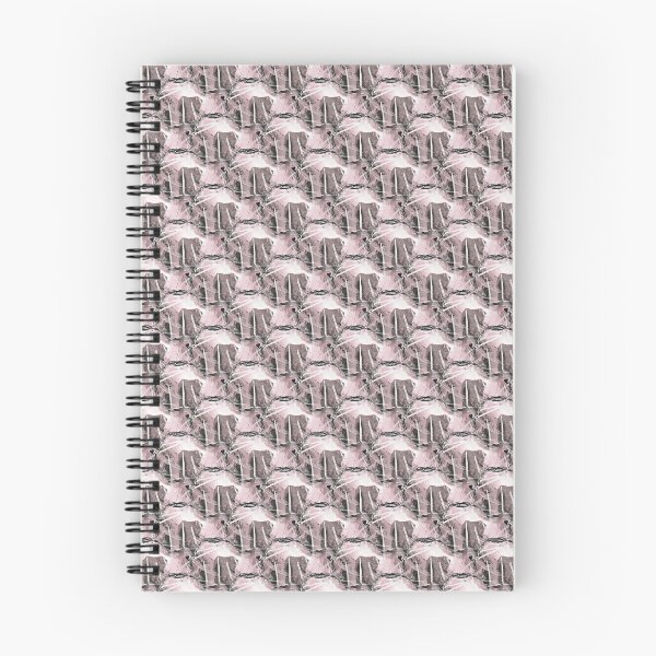Item preview, Grunge Black Circle Pattern on Light Pink designed and sold by Artistestella.