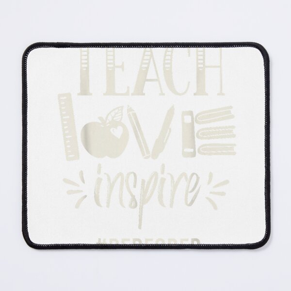 Item preview, Vintage Teach Love Inspire Red For Ed Teacher Gift Supporter T-Shirt designed and sold by KTY-NUSS.