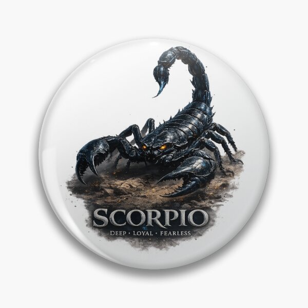 Item preview, Scorpio Zodiac Scorpion Art – Dark Astrology Print designed and sold by Classic Chaos Creations.