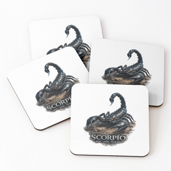 Item preview, Scorpio Zodiac Scorpion Art – Dark Astrology Print designed and sold by Classic Chaos Creations.
