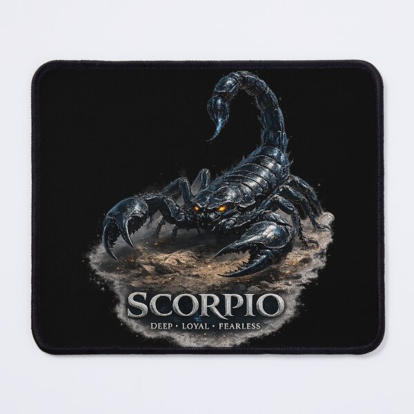 Item preview, Scorpio Zodiac Scorpion Art – Dark Astrology Print designed and sold by Classic Chaos Creations.