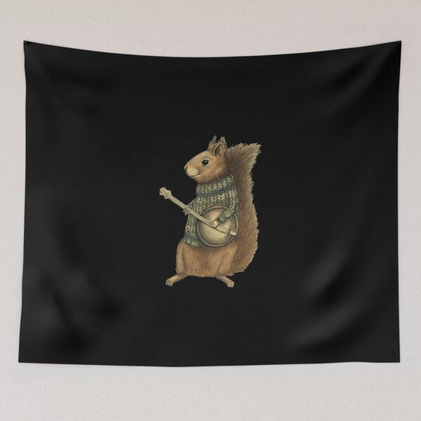 Item preview, Squirrel With A Banjo designed and sold by lorettakry.