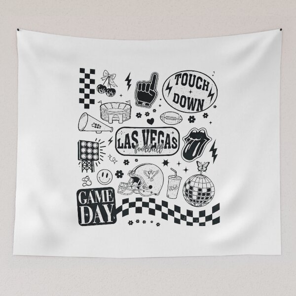 Item preview, Vegas Football Game Day Retro Style designed and sold by BeilKeyly1996.