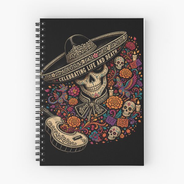 Item preview, Charro Sugar Skull - Day of the Dead designed and sold by Nacho Average Designs.