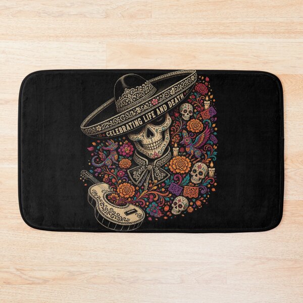 Item preview, Charro Sugar Skull - Day of the Dead designed and sold by Nacho Average Designs.