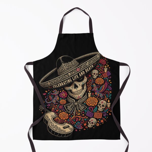 Item preview, Charro Sugar Skull - Day of the Dead designed and sold by Nacho Average Designs.