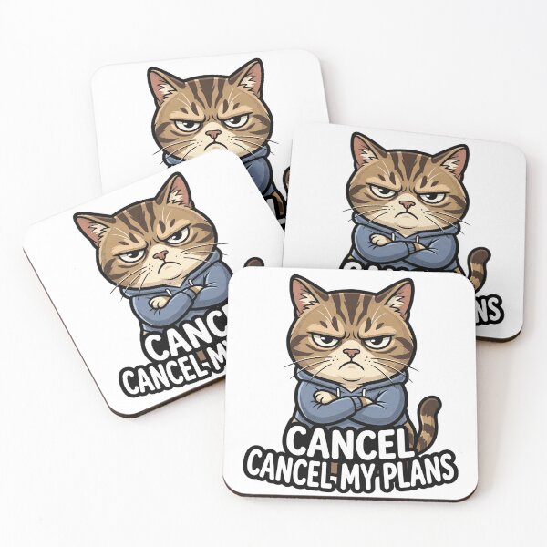 Item preview, Grumpy Cat With The Phrase Cancel - Humor Design designed and sold by larbimalki.