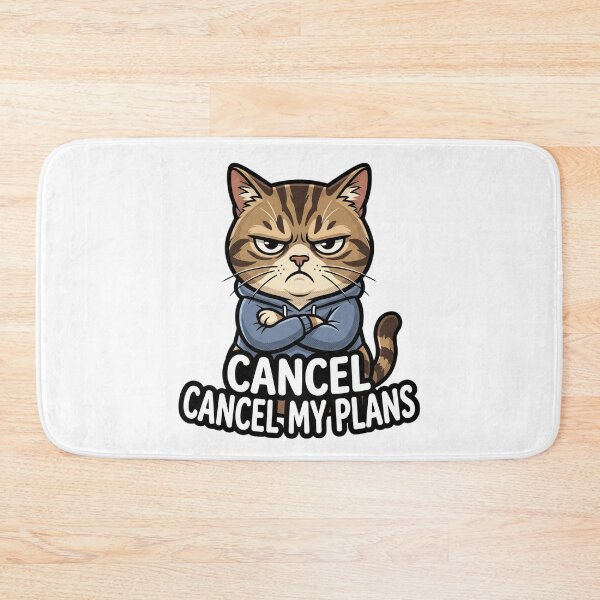 Item preview, Grumpy Cat With The Phrase Cancel - Humor Design designed and sold by larbimalki.