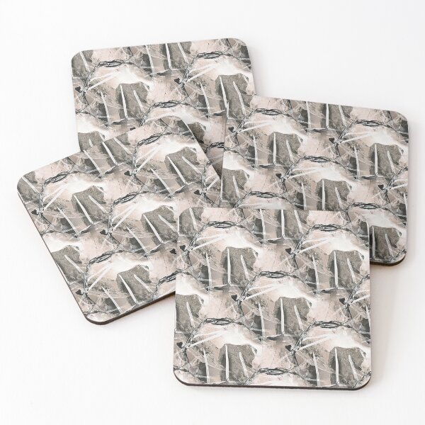 Item preview, Grunge Black Circle Pattern on Light Beige designed and sold by Artistestella.