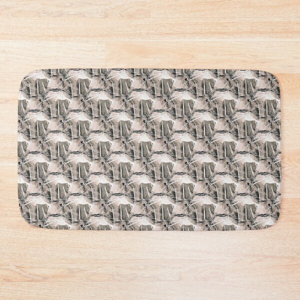Item preview, Grunge Black Circle Pattern on Light Beige designed and sold by Artistestella.