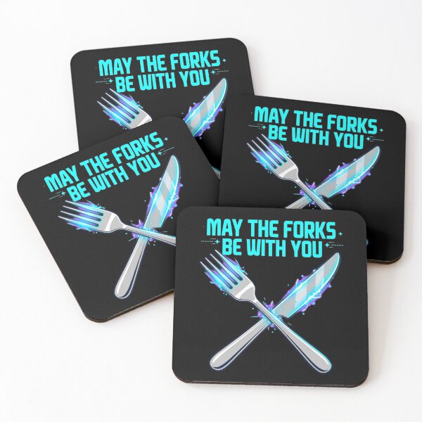 Item preview, May the Forks Be With You designed and sold by GeeklyShirts.