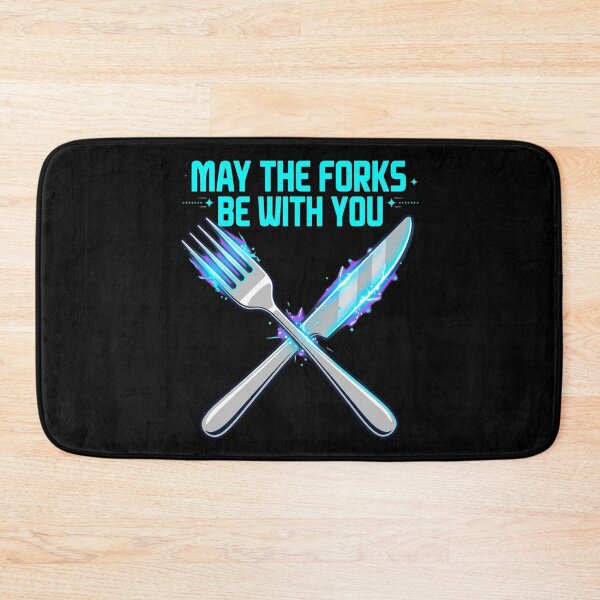 Item preview, May the Forks Be With You designed and sold by GeeklyShirts.