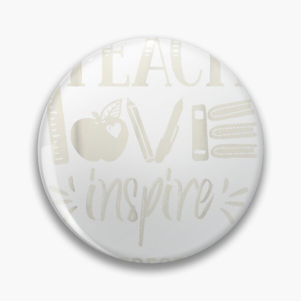 Item preview, Vintage Teach Love Inspire Red For Ed Teacher Gift Supporter T-Shirt designed and sold by KTY-NUSS.