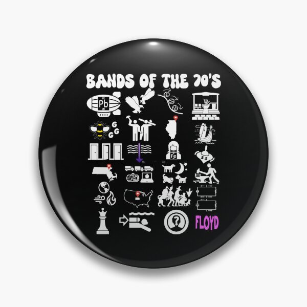 Item preview, funny nerdy iconic rock bands of the 70s white text designed and sold by JuanGabriel0.