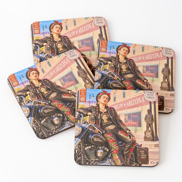 Item preview, Frida Harley Biker in Winslow, Arizona designed and sold by reggiemercedes.