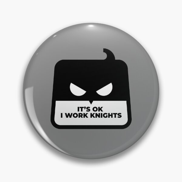 Item preview, It's OK I Work Knights | Night Shift Hero designed and sold by offquote. by nttglyphs.