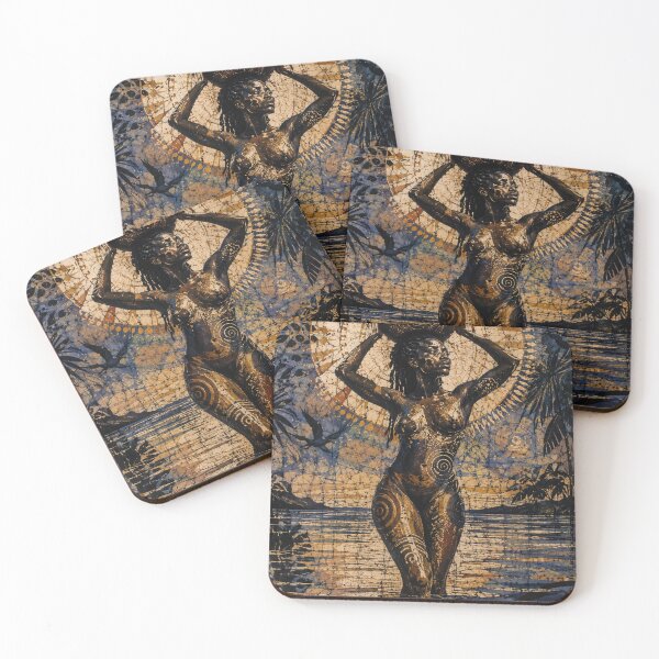 Item preview, Sun Carrier | African Woman Batik Art designed and sold by TedKentPhoto.
