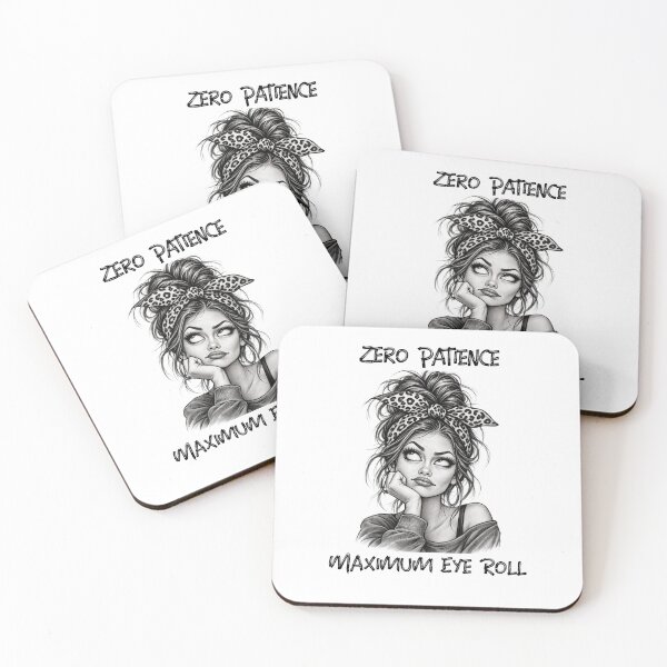 Item preview, Zero Patience Maximum Eye Roll designed and sold by Just Maria Tees.