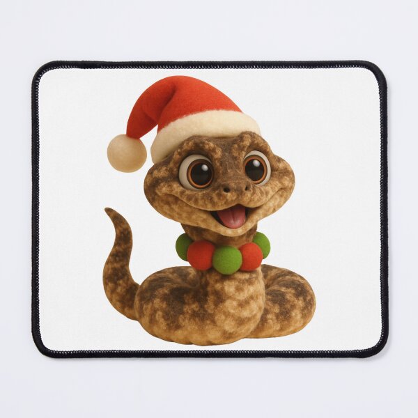 Item preview, Puff Adder Snake Christmas designed and sold by Sillytoe.