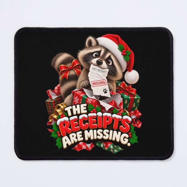 Item preview, Christmas Raccoon The Receipts Are Missing Funny Holiday designed and sold by StaticEmpire.