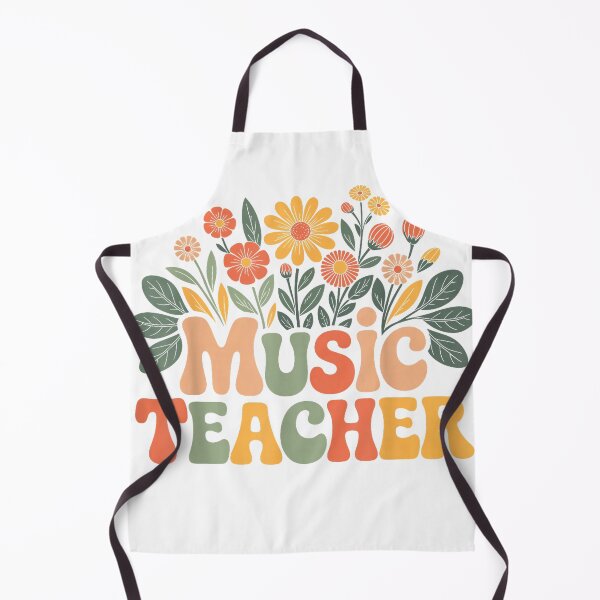 Item preview, Vintage Wildflowers Retro Floral Music Teacher T-Shirt designed and sold by Badriiiii.