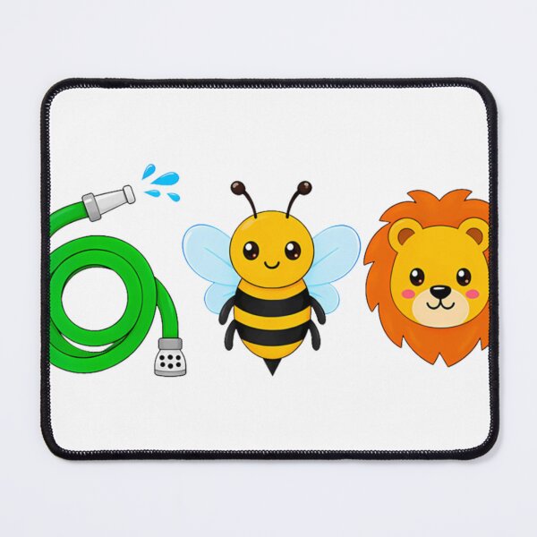 Item preview, Funny Cute Hose Bee Lion Cartoon Animals  designed and sold by XzavierHolland.