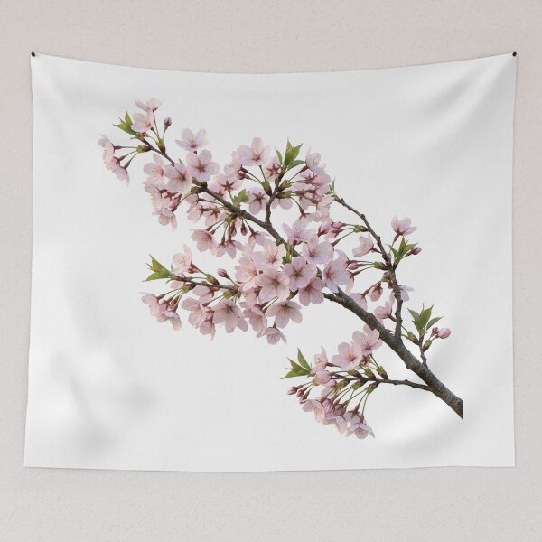 Item preview, 3D Realistic Sakura Cherry Blossom Branch Floral Art designed and sold by meghnad.