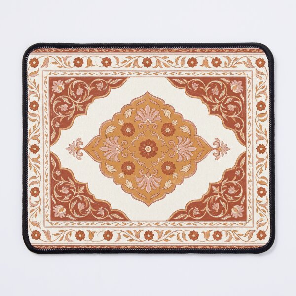 Item preview, Vintage Terracotta Boho Floral Medallion designed and sold by arteresting-art.