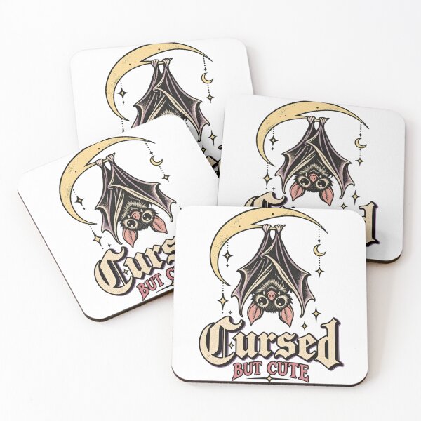 Item preview, Cursed But Cute Bat Gothic Halloween designed and sold by It's Heritage Hoss.