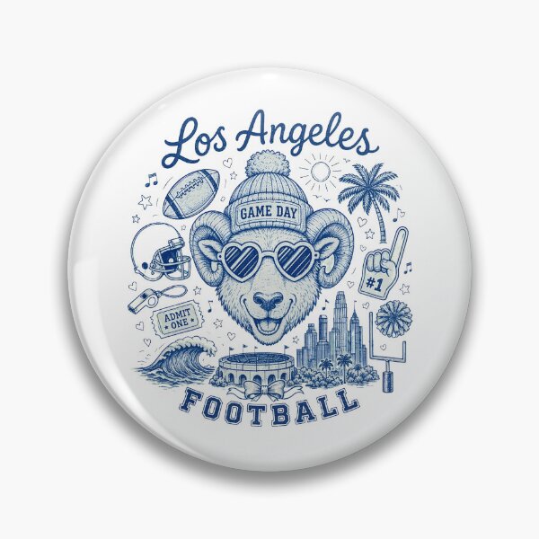 Item preview, LA Football Game Day Ram Spirit designed and sold by BeilKeyly1996.