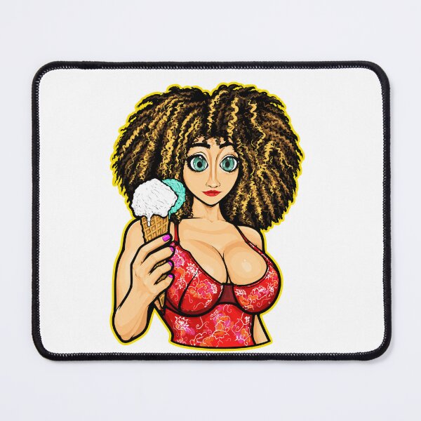 Item preview, HOT GIRL SUMMER - Curly Girl Ice Cream designed and sold by springgrap.
