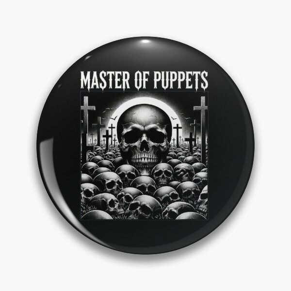 Item preview, Master Of Puppets Skull Cemetery Gothic Rock  designed and sold by MichaelBankston.