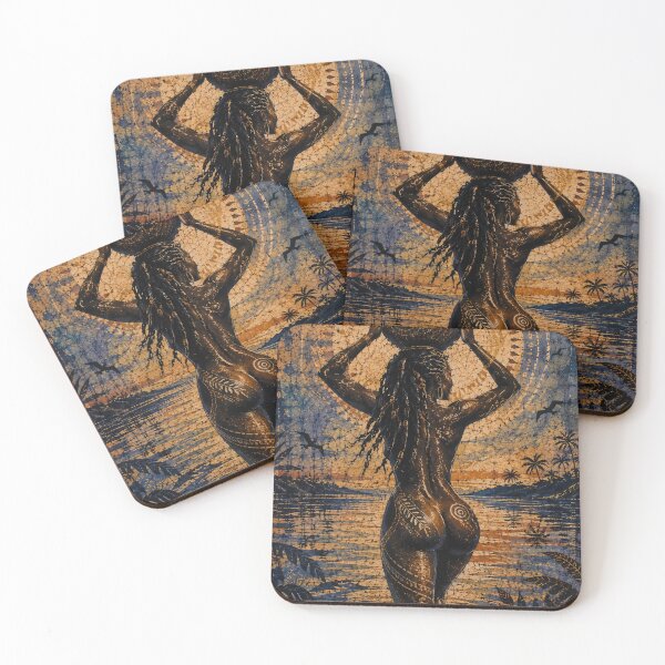 Item preview, Sun Carrier | African Woman Batik Art designed and sold by TedKentPhoto.