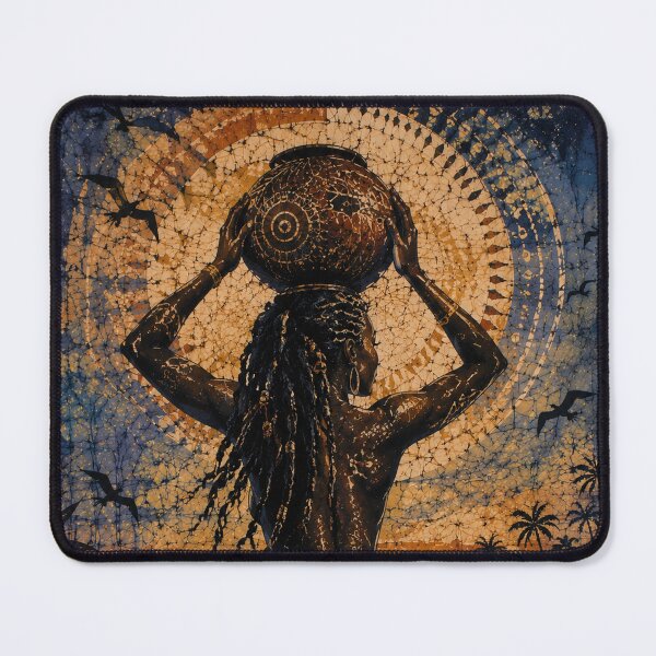 Item preview, Sun Carrier | African Woman Batik Art designed and sold by TedKentPhoto.