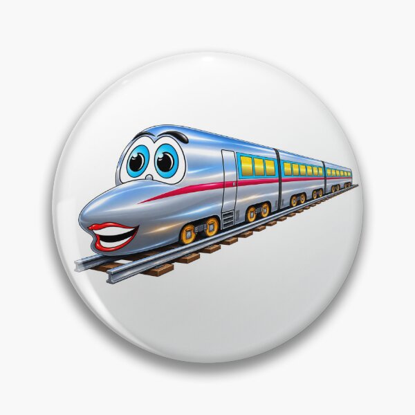 Item preview, Passenger Train Locomotive Cartoon designed and sold by Scott Hayes.