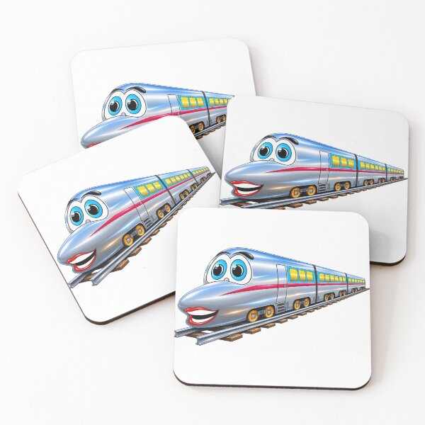 Item preview, Passenger Train Locomotive Cartoon designed and sold by Scott Hayes.