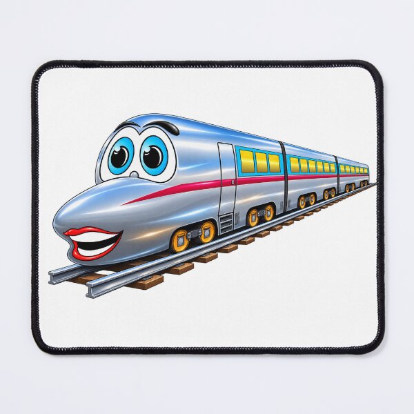 Item preview, Passenger Train Locomotive Cartoon designed and sold by Scott Hayes.