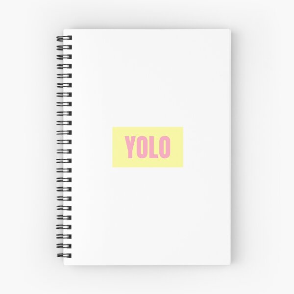Item preview, yolo pink butter yellow you only live once  designed and sold by bunnylover4life.