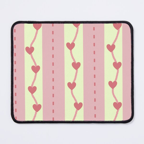 Item preview, Cute Pink Vertical Stripes and Wavy Heart Seamless Pattern Background designed and sold by Manyart13031992.