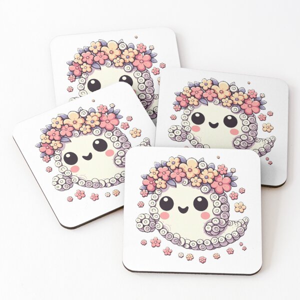 Item preview, Cute Floral Halloween Ghost designed and sold by Byou22.