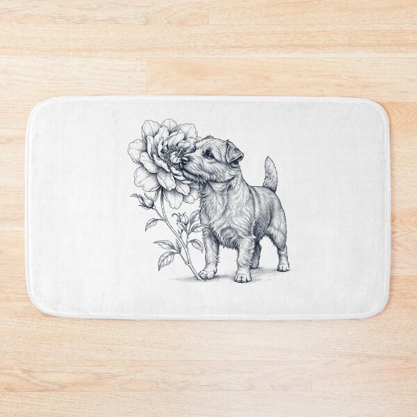 Item preview, Norwich Terrier Smell Flower Dog Lover designed and sold by dian-rody-crest.