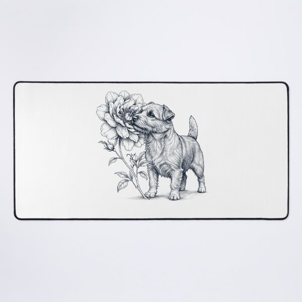 Item preview, Norwich Terrier Smell Flower Dog Lover designed and sold by dian-rody-crest.