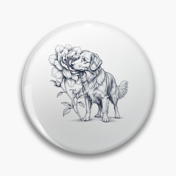 Item preview, Nova Scotia Duck Tolling Retriever Smell Flower Dog Lover designed and sold by dian-rody-crest.